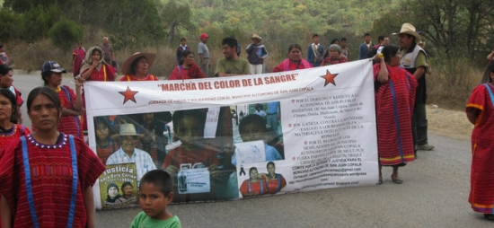 Solidaridad nacional e internacional por Copala el 8 de junio