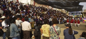 Las comunidades indígenas reciben a La Otra Campaña en Pamatácuaro