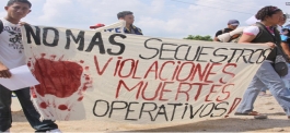 Balean a compañero que participaba contra la militarización y la violencia en ciudad Juárez
