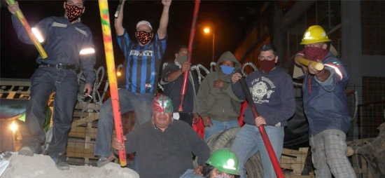 El centro de la Ciudad en pie de Lucha