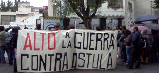 Ostula en Michoacán, denuncia represión.