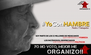 No Basta No Votar, Organízate. Grafica