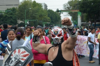 12:30 pm - Súper SME hace presencia en la movilización de la CNTE #18SMX.