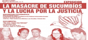 Comunicado de la Asociación Padres y Familiares de las Víctimas de Sucumbíos Ecuador‏